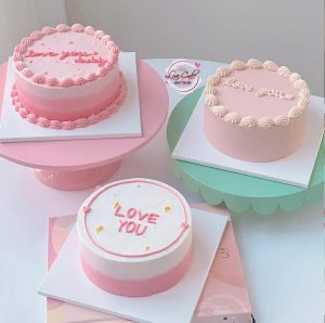 Mẫu bánh kem pastel